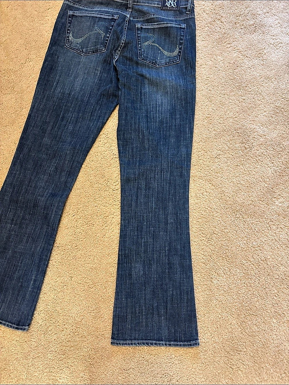 Rock & Republic Kasandra Flare Jeans in Blue - Picture 11 of 13